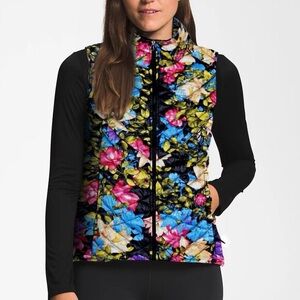 The North Face Thermoball Puffer Vest Floral